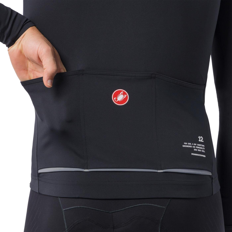 Men's DO.DI.CI. Jacket, Castelli DO.DI.CI. JACKET back pockets