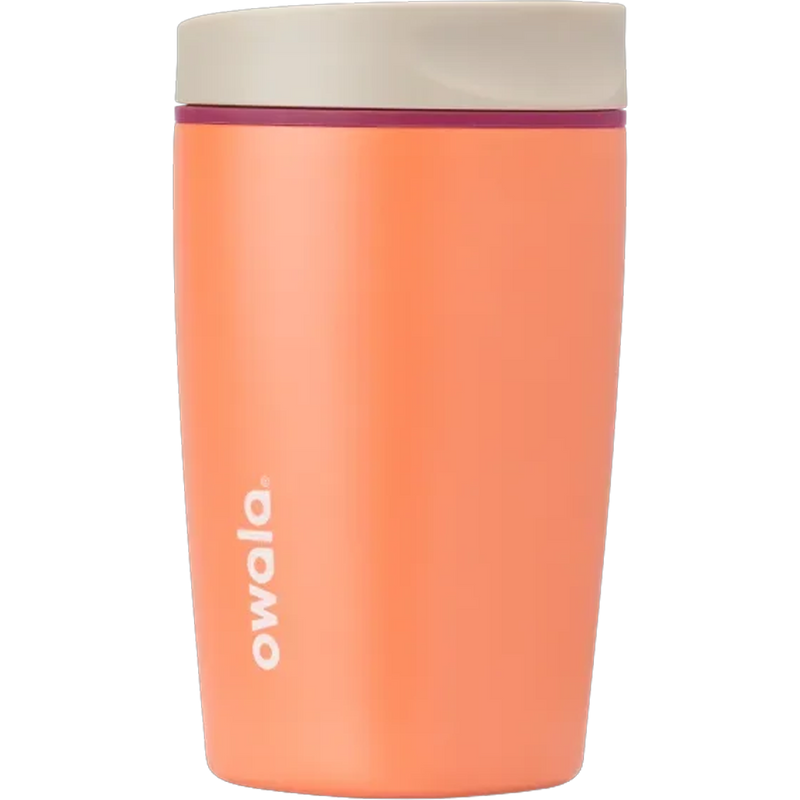 SmoothSip Slider 12 oz Stainless Steel, Owala SmoothSip Slider 12oz SS front