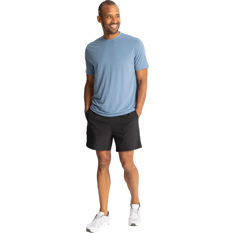 Men's Elevate Lightweight Tee, Free Fly Men's Elevate Lightweight Tee Front