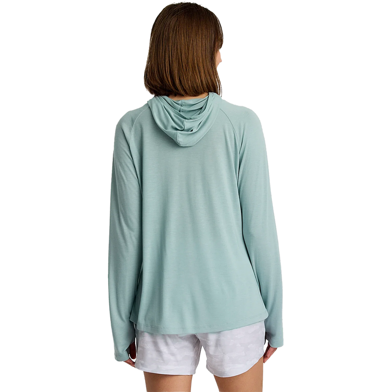 Women's Bamboo Lightweight Hoodie II, Free Fly Women's Bamboo Lightweight Hoodie II Back
