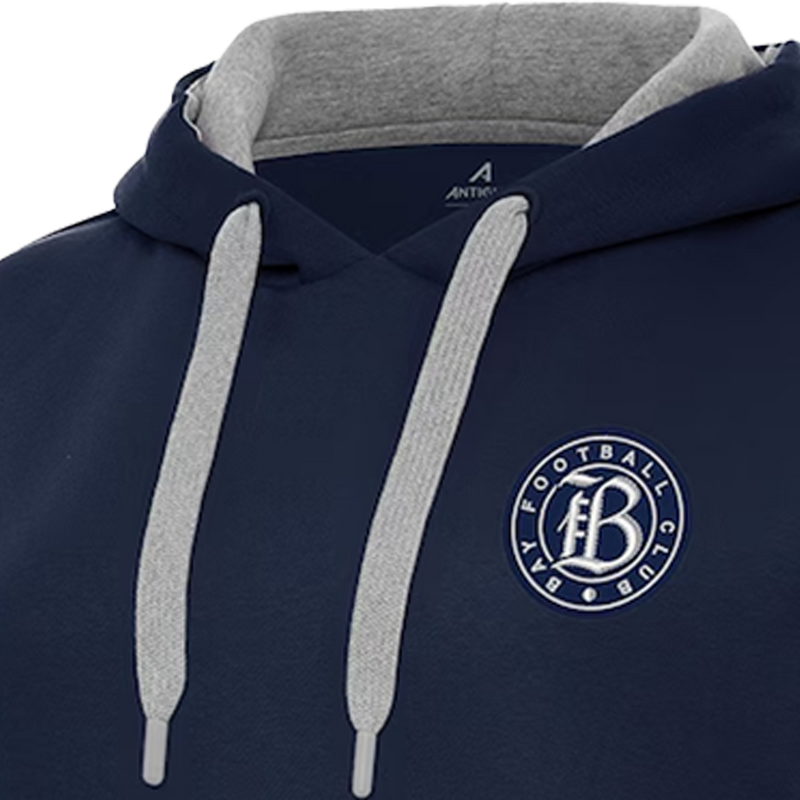 Men's Bay FC Antigua Victory Pullover Hoodie, Fanatics Men's Bay FC Antigua Victory Pullover Hoodie Logo