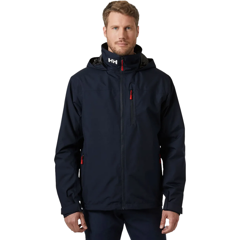 Men's Crew Hooded Jacket 2.0, Helly Hansen Men's Crew Hooded Midlayer Jacket 2.0 front