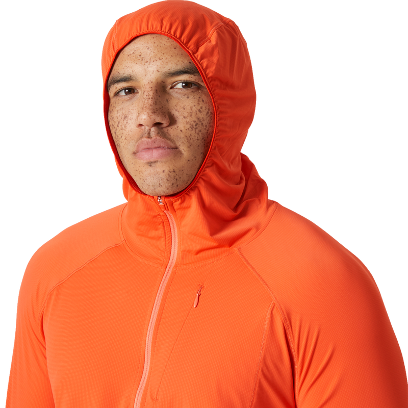 Men's Shine Solen 1/2 Zip Hoodie, Helly Hansen Women's Shine Solen 1/2 Zip Hoodie hood
