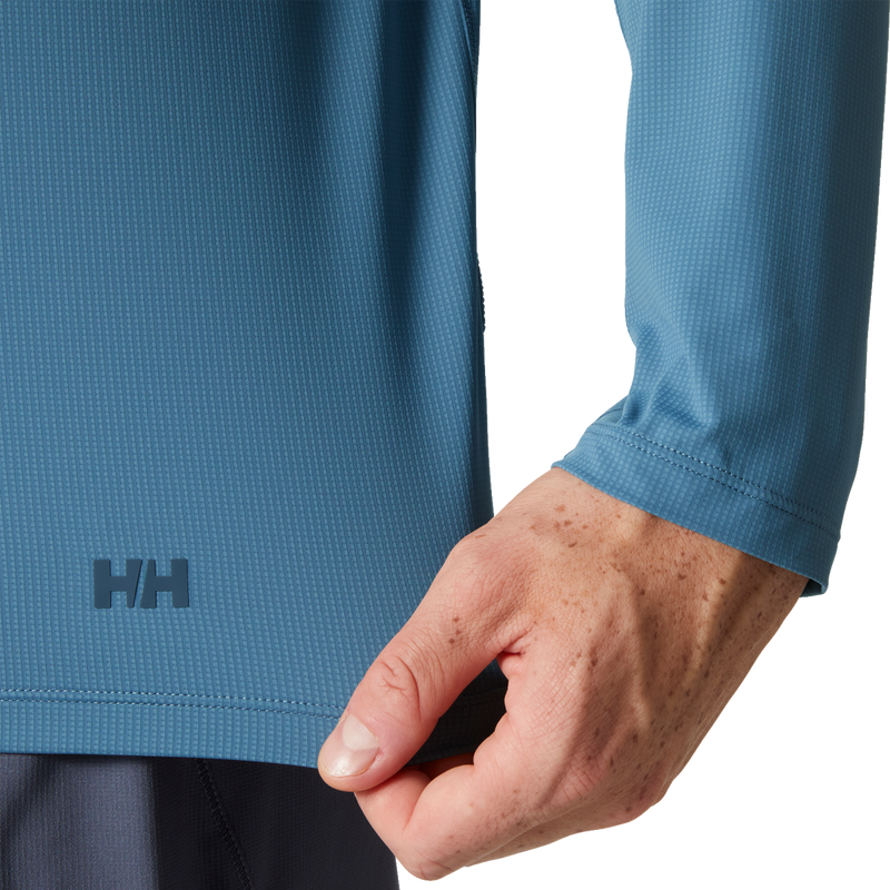 Men's Shine Solen Long Sleeve Crew, Helly Hansen Men's Shine Solen LS Crew logo