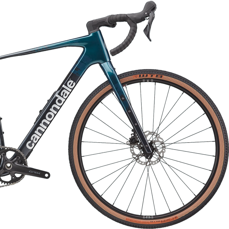 Topstone Carbon 3 GRX 1x, Cannondale Topstone Carbon 3 GRX 1x in Deep Teal front wheel