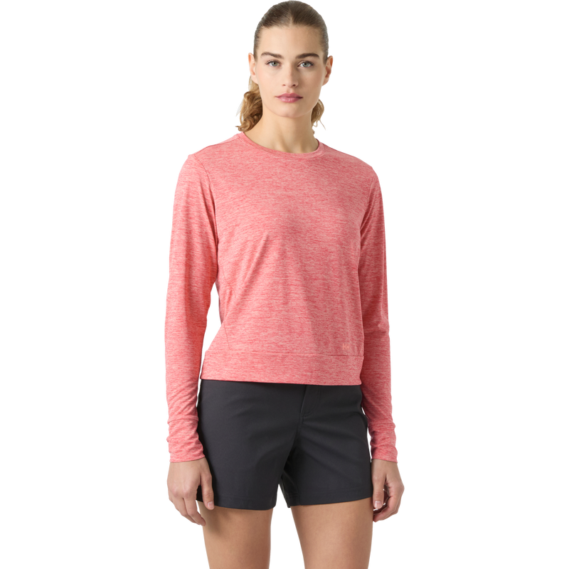 Women's Sval Long Sleeve Shirt, Helly Hansen Women's Sval LS Shirt in 064-Cascadia Pink front