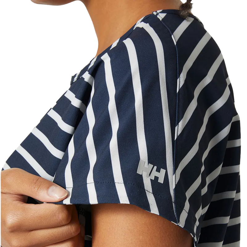 Women's Thalia Summer Top, Helly Hansen Women's Thalia Summer Top sleeve logo