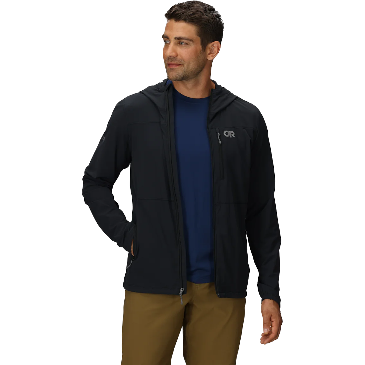 Outdoor Research Men's Ferrosi Hoodie Unzipped
