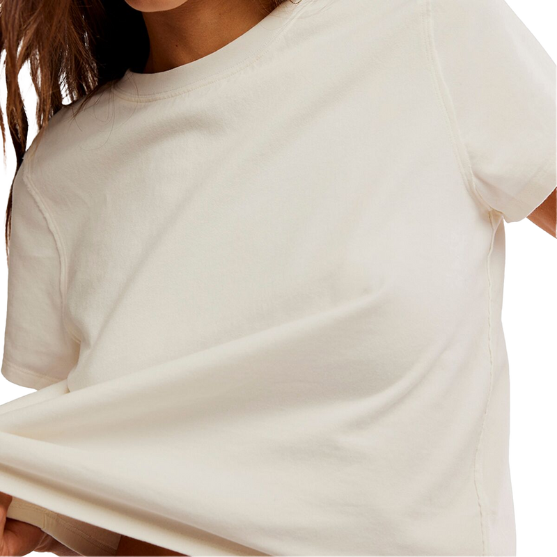 Women's Everyday Tee, Free People Women's Everyday Tee in 1103-Clean Ivory front