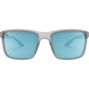 Matte Crystal Grey Clear Fade/Mirrored Blue Polarized