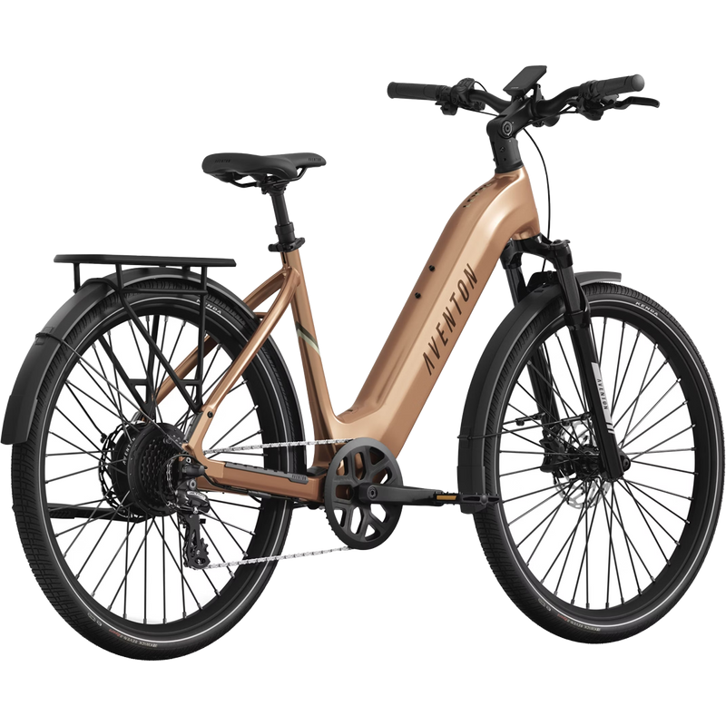 Level 3 Step Through Commuter, Aventon Level 3 Step Through Commuter rear 3/4