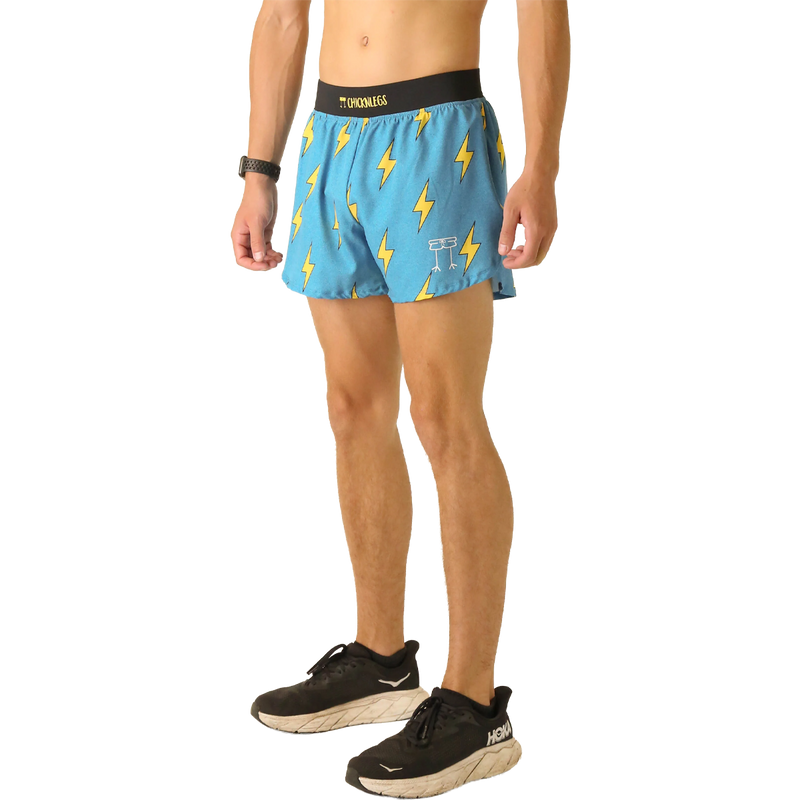 Men's Half Split 4" Short, ChicknLegs Men's Half Split 4" Short side one on model