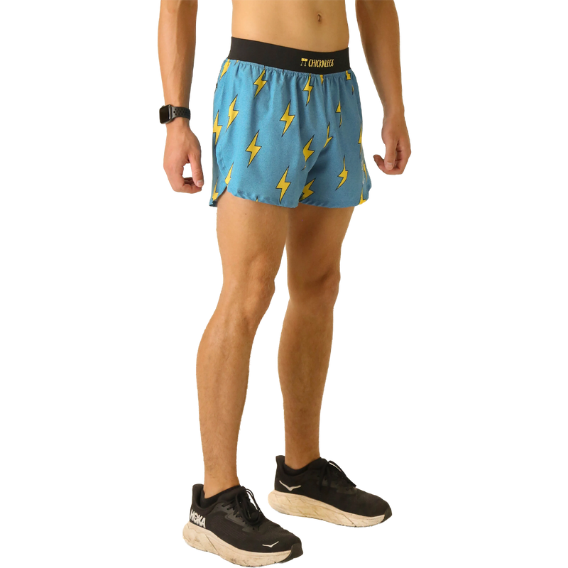 Men's Half Split 4" Short, ChicknLegs Men's Half Split 4" Short side two on model