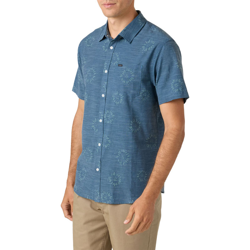 Men's Trvlr UPF Traverse Short Sleeve, O'Neill O'Neill Men's Trvlr UPF Traverse Short Sleeve 3/4 Front