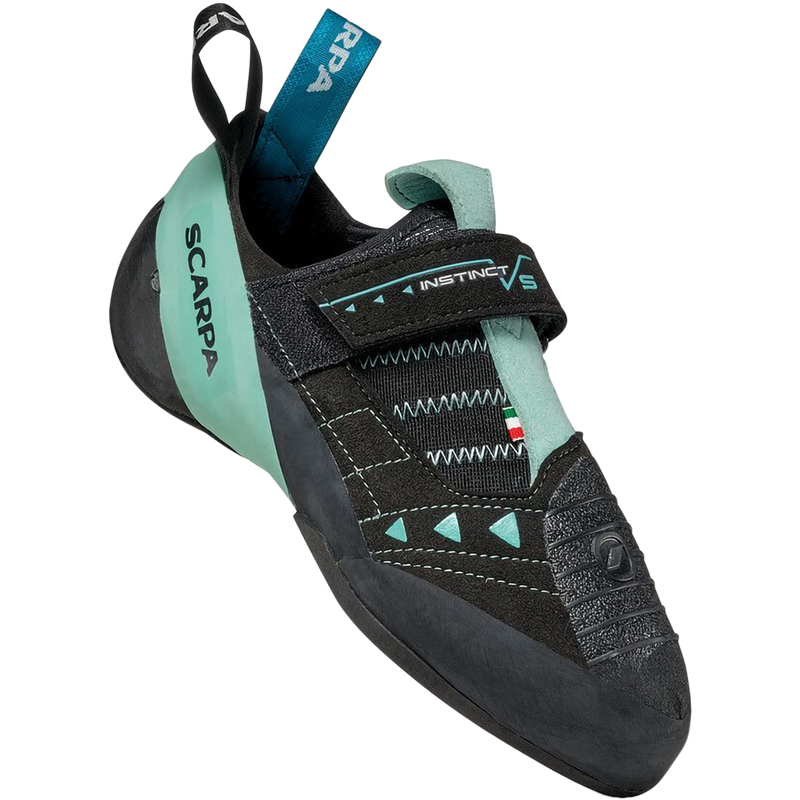 Women's Instinct VS, Scarpa Women's Instinct VS in Black Aqua right front