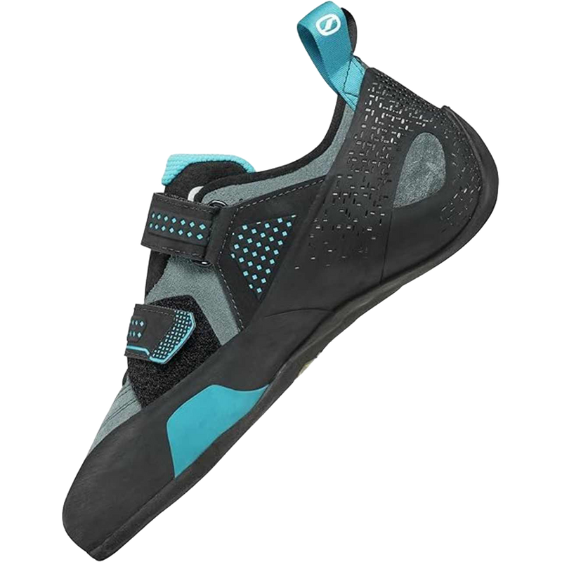 Force, Scarpa Force in Conifer Azure left inside profile
