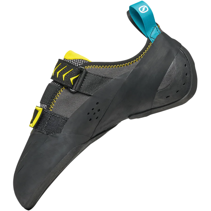 Vapor V, Scarpa Vapor V in Smoke Yellow right inside profile