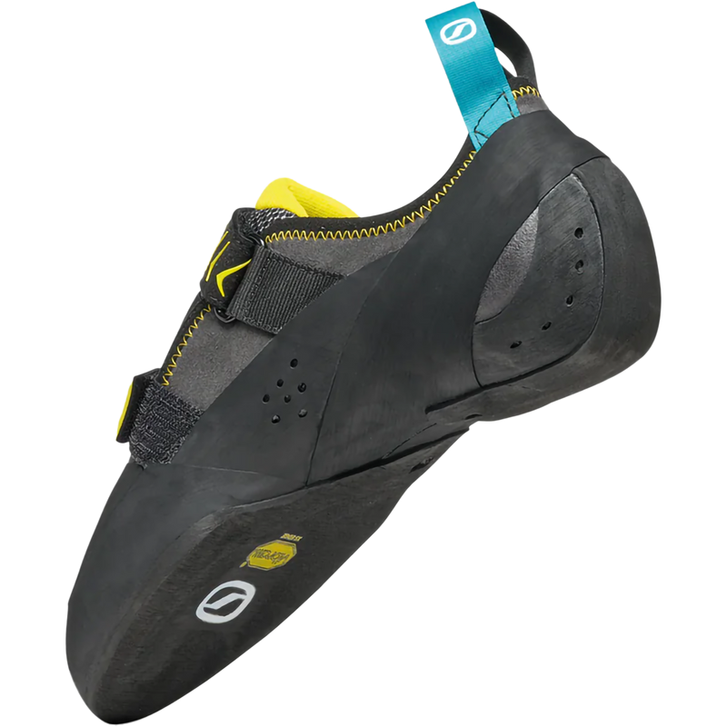 Vapor V, Scarpa Vapor V in Smoke Yellow right inside rear