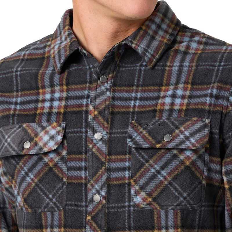 Men's Glacier Plaid, O'Neill Men's Glacier Plaid Chest Pockets