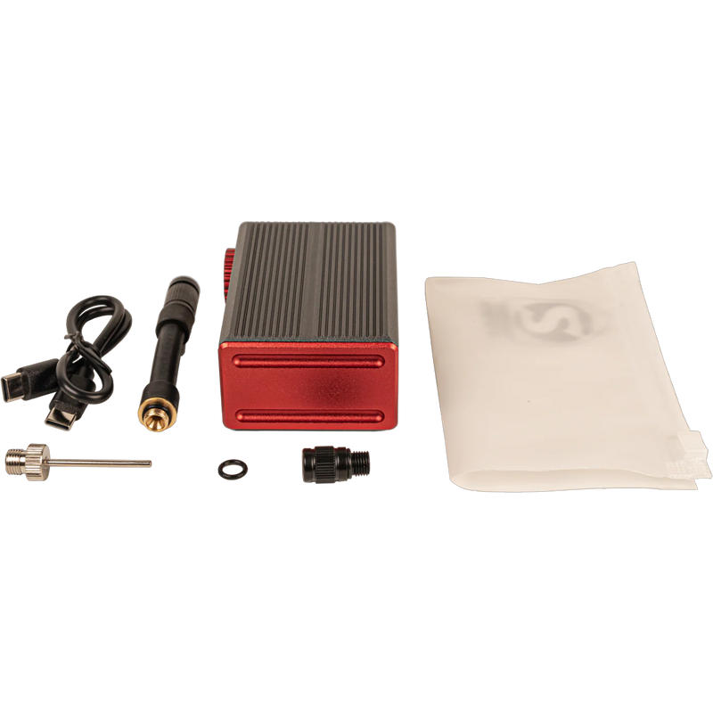 Elettrico Ultimate Inflator, Silca Elettrico Inflator with case and accessories