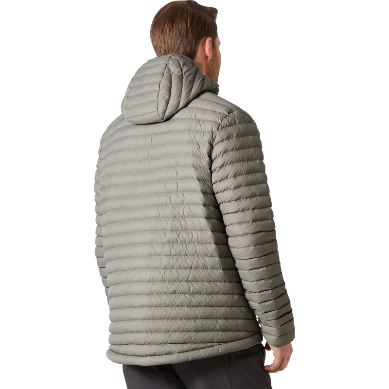 Men's Sirdal Hooded Insulator Jacket, Helly Hansen Men's Sirdal Hooded Insulator Jacket back on model