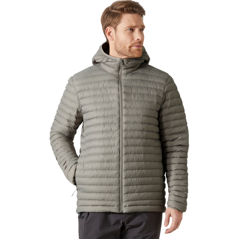 Men's Sirdal Hooded Insulator Jacket, Helly Hansen Men's Sirdal Hooded Insulator Jacket front on model