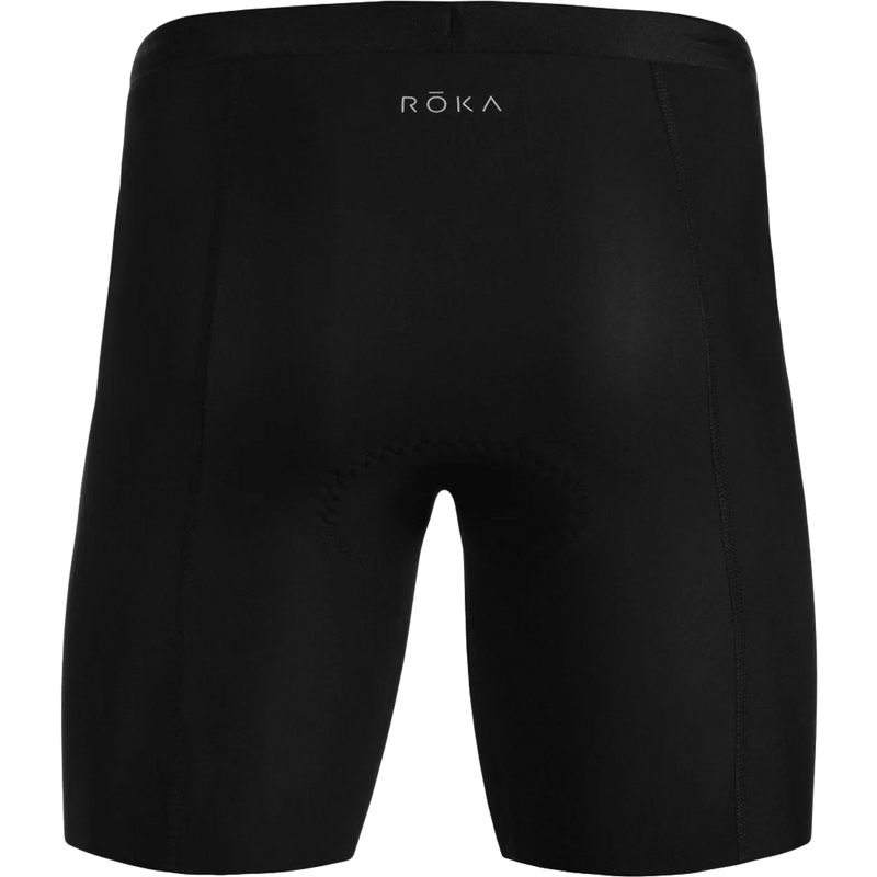 Men's Elite Aero Tri Shorts 7.5 inch, ROKA Multisport Men's Elite Aero Tri Shorts 7.5 inch back