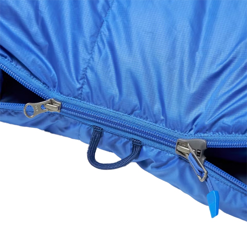 Lost Coast 15 Regular, Marmot Lost Coast 15 in Trail Blue/Twilight Blue zipper and zipper pulls