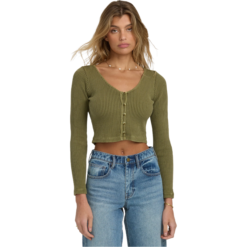 Women's Paxton Long Sleeve Knit Top, Featured Image