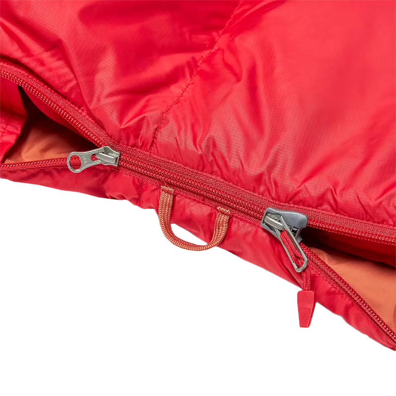 Lost Coast 40 Long, Marmot Lost Coast 40 in 23494-Team Red/Auburn zipper pulls