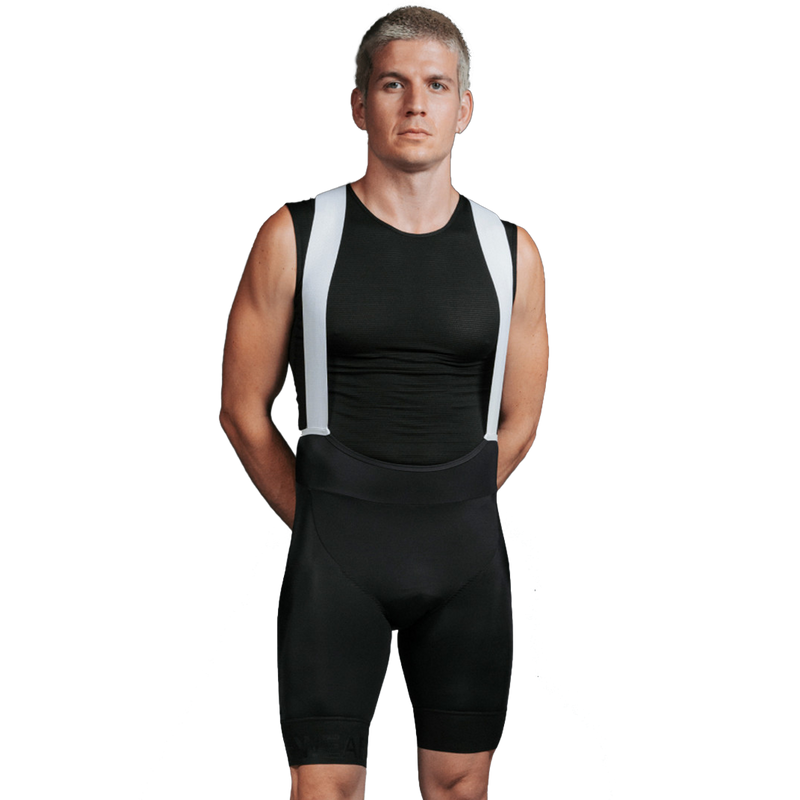 Men's Swiftride Bib Shorts, Gore Bike Wear Men's Swiftride Bib Shorts front on model