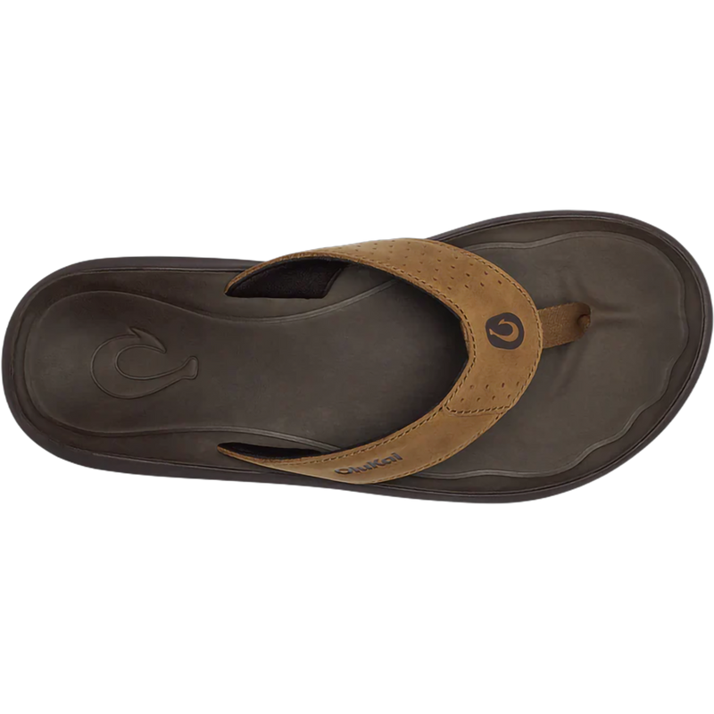 Men's Pili, Olukai Men's Pili in 3448-Tan/Dark Java top