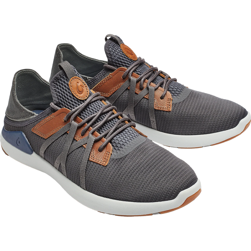 Men's Mio Li, Olukai Men's Mio Li in Pavement/Vintage Indigo Pair Front