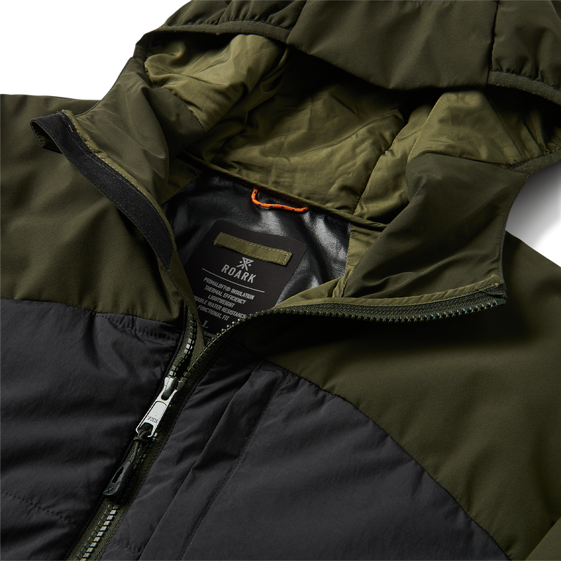 Men's Layover Jacket, Roark Men's Layover Jacket hood detail