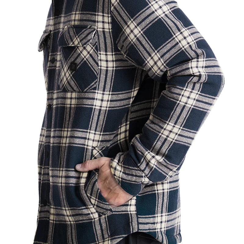 Men's Backwoods Overshirt, Roark Men's Backwoods Overshirt handwarmer pocket