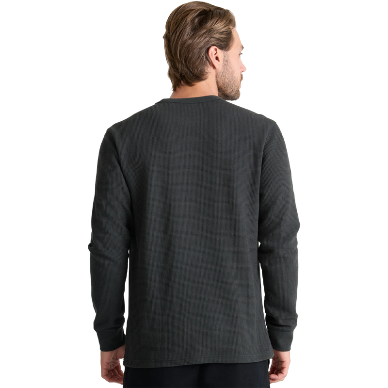 Men's Well Worn Thermal, Roark Men's Well Worn Thermal Long Sleeve Tee back on model