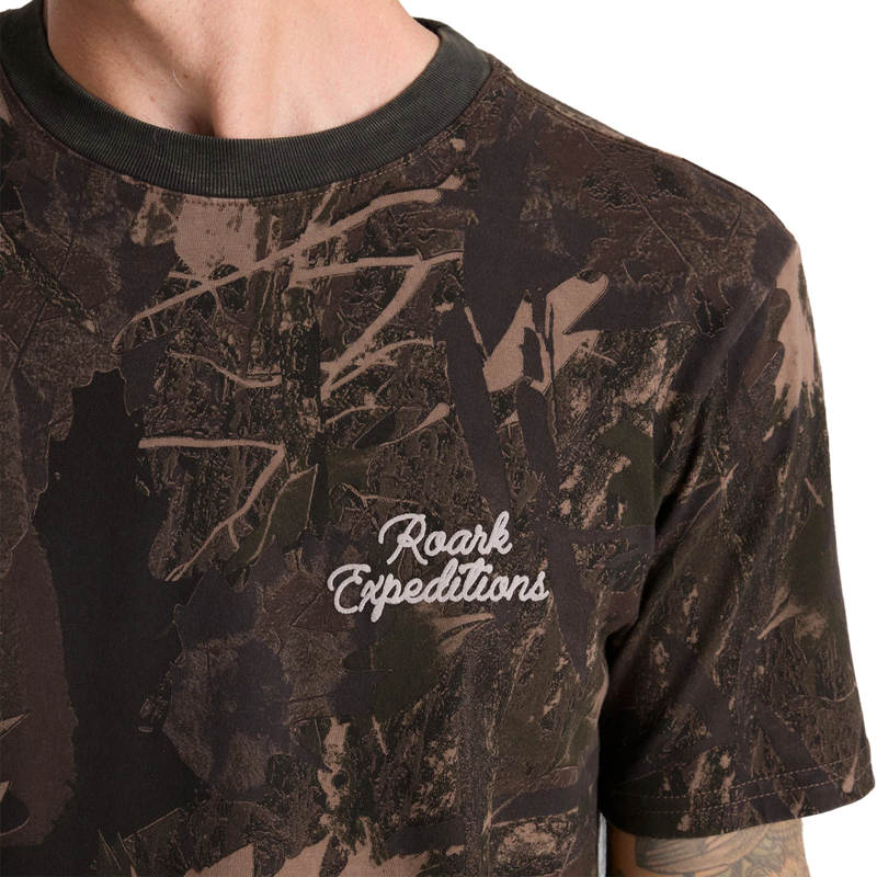 Men's Forest Camo Tee, Roark Forest Camo Premium Tee detail