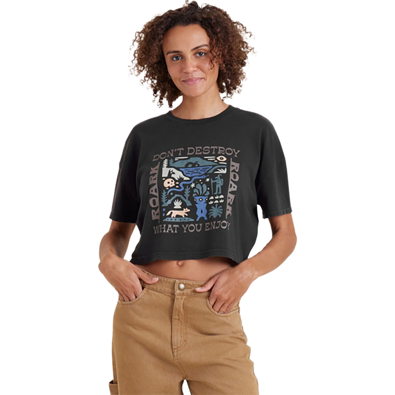 Women's Enjoy Andes Cropped Boxy Tee, Featured Image
