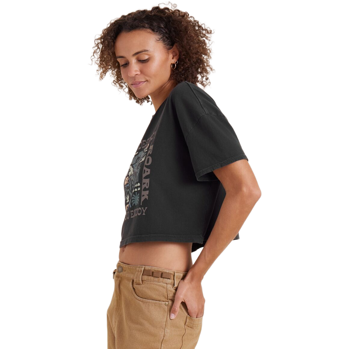Women's Enjoy Andes Cropped Boxy Tee alternate view