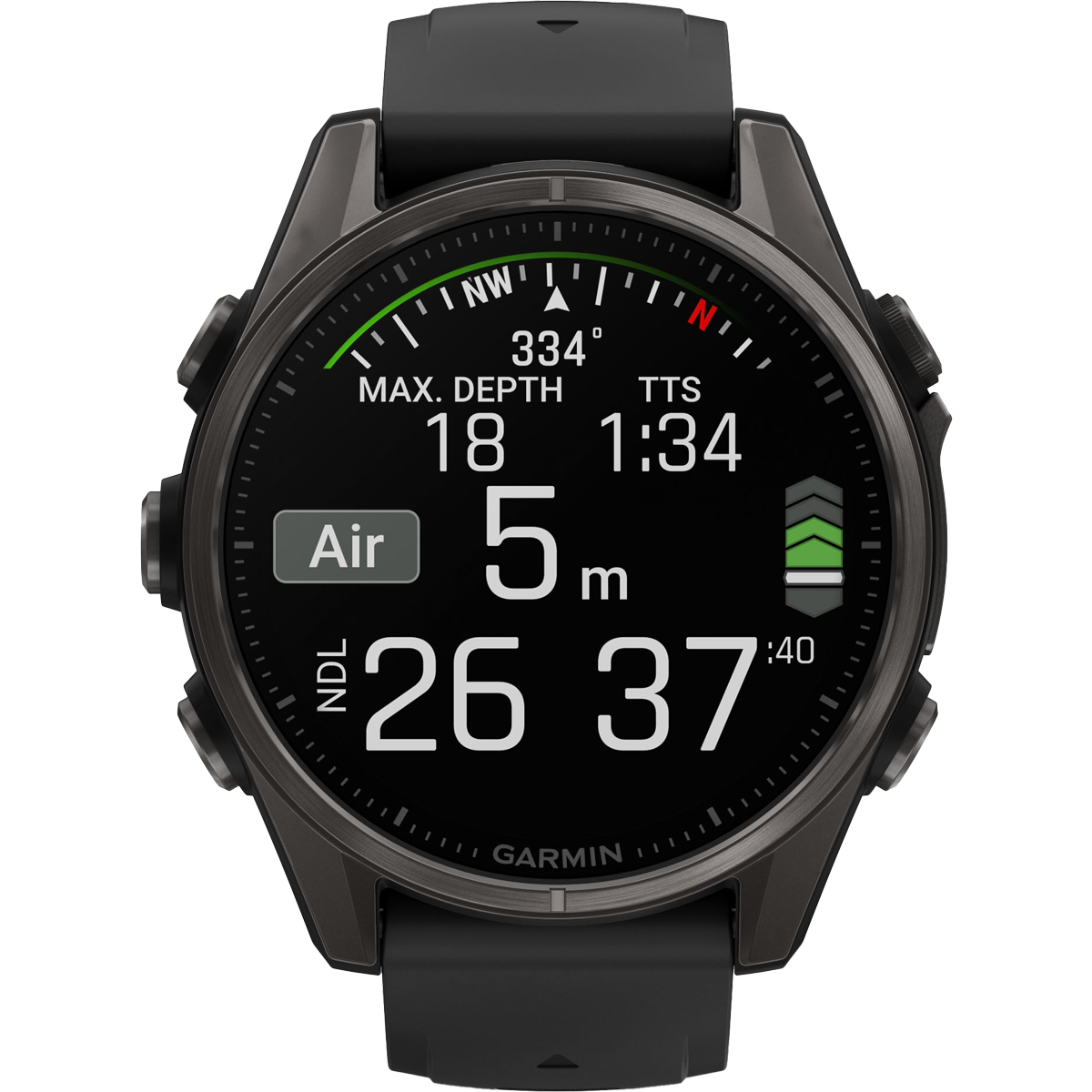 Fenix 8 Sapphire 43mm - Carbon Gray alternate view