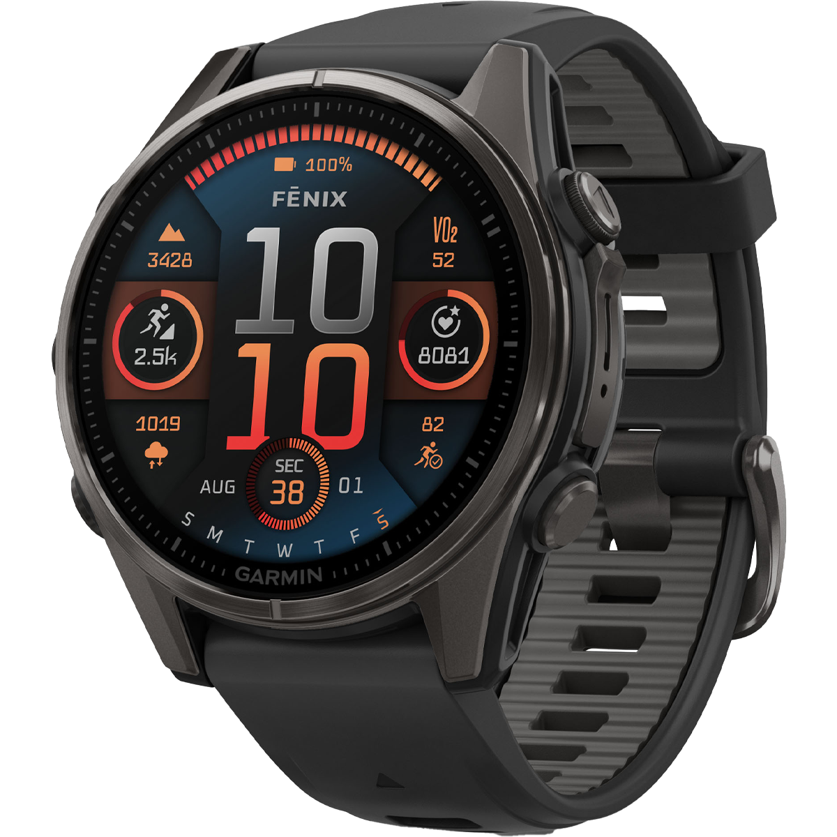 Fenix 8 Sapphire 43mm - Carbon Gray – Sports Basement