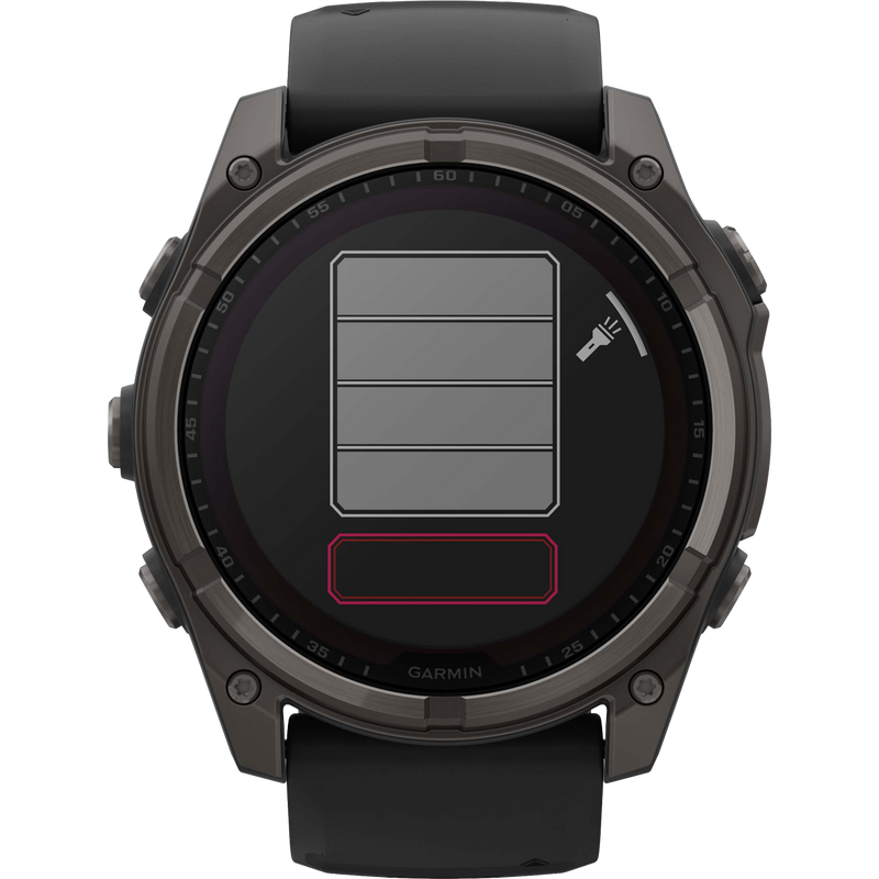 Fenix 8 Solar Sapphire 51mm - Carbon Gray, Garmin Fenix 8 Solar Sapphire 51mm Carbon Gray flashlight