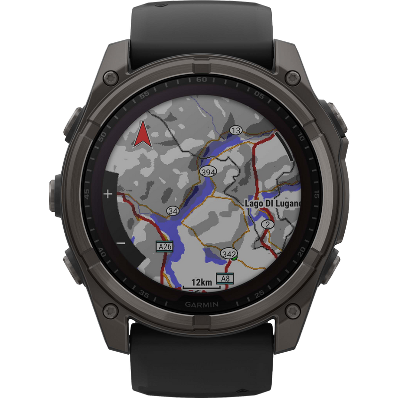 Fenix 8 Solar Sapphire 51mm - Carbon Gray, Garmin Fenix 8 Solar Sapphire 51mm Carbon Gray gps