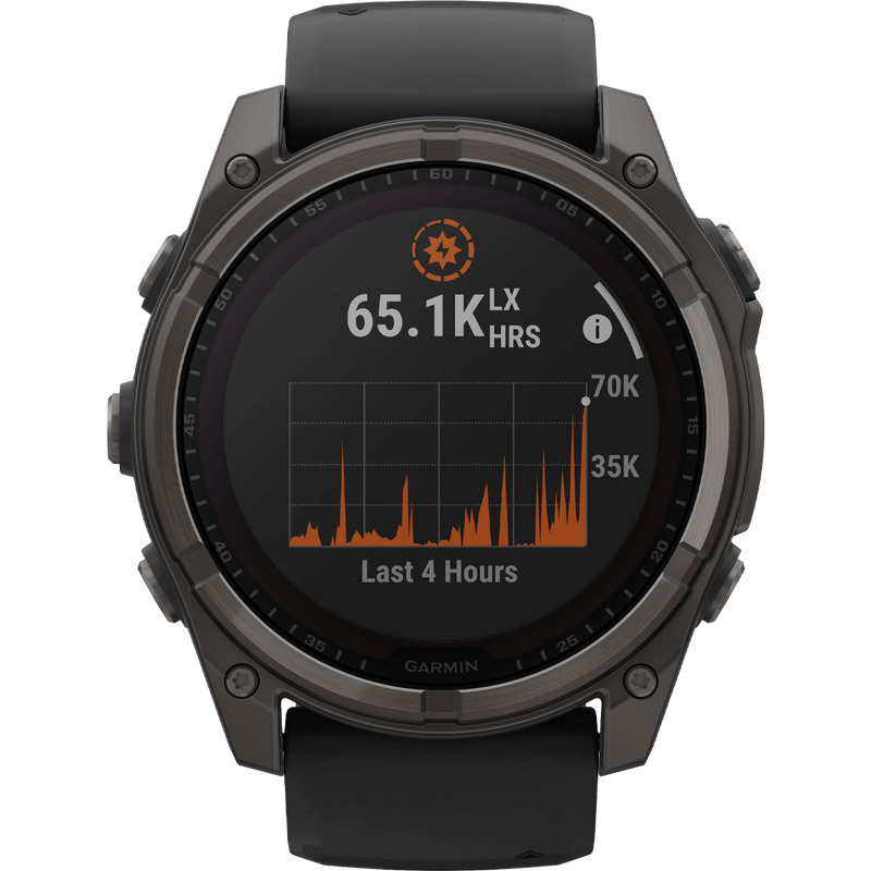 Fenix 8 Solar Sapphire 51mm - Carbon Gray, Garmin Fenix 8 Solar Sapphire 51mm Carbon Gray intensity