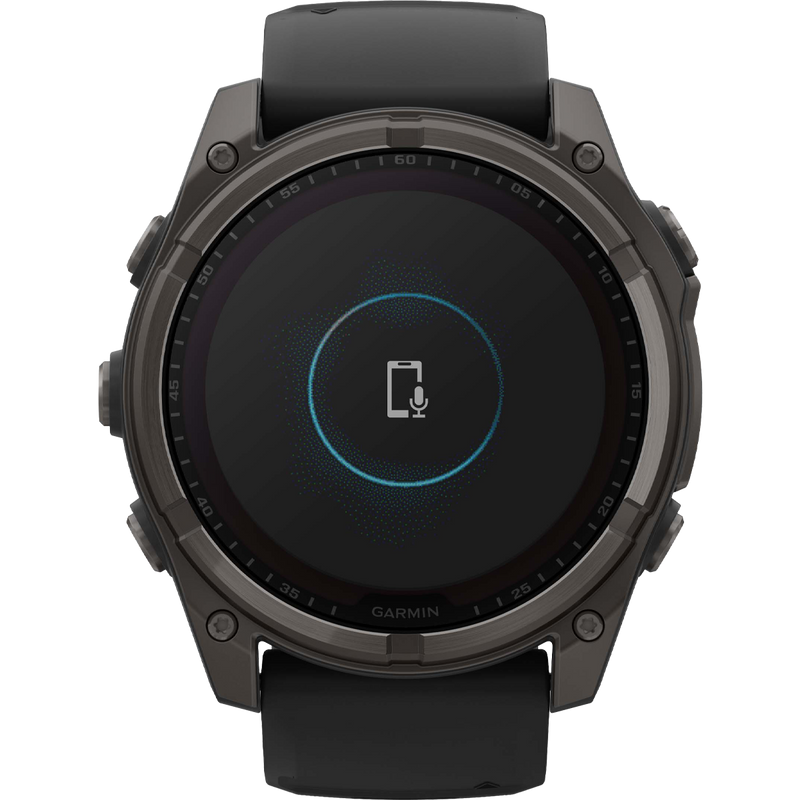 Fenix 8 Solar Sapphire 51mm - Carbon Gray, Garmin Fenix 8 Solar Sapphire 51mm Carbon Gray microphone