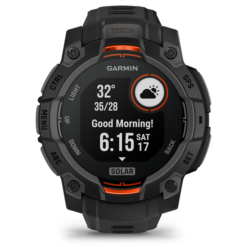Instinct 3 Solar 45mm Black, Garmin Instinct 3 Solar 45mm Black morning stats