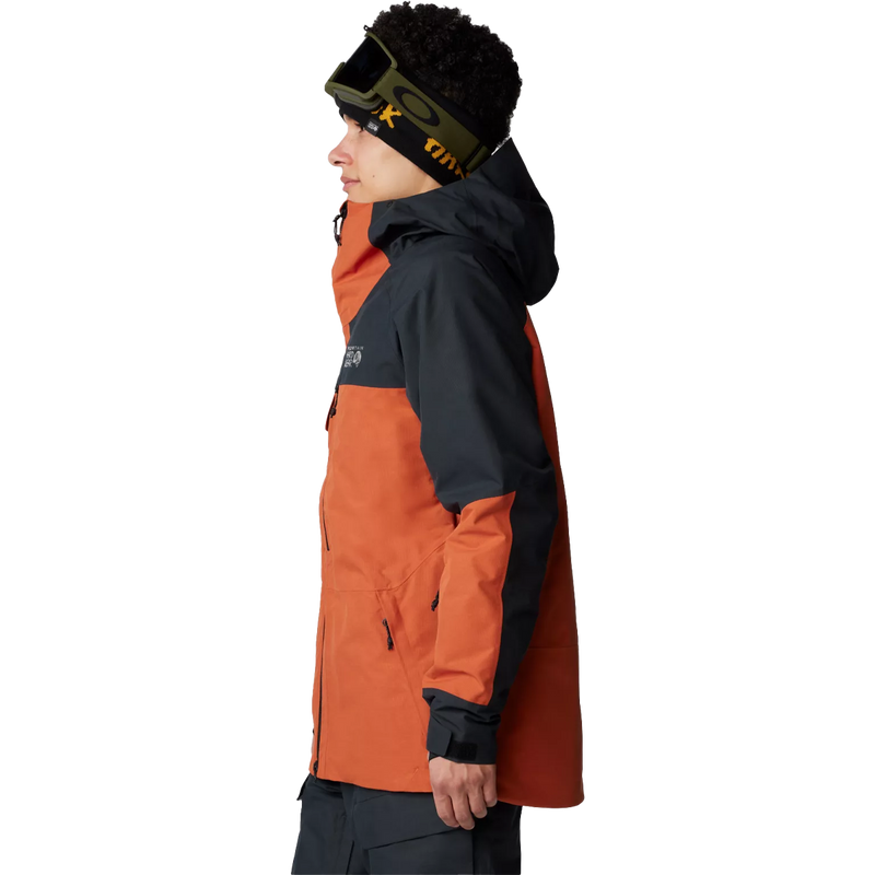 Men's Cloud Bank Gore-Tex Jacket, Mountain Hardwear Men's Cloud Bank Gore-Tex Jacket in Raw Carnelian Black