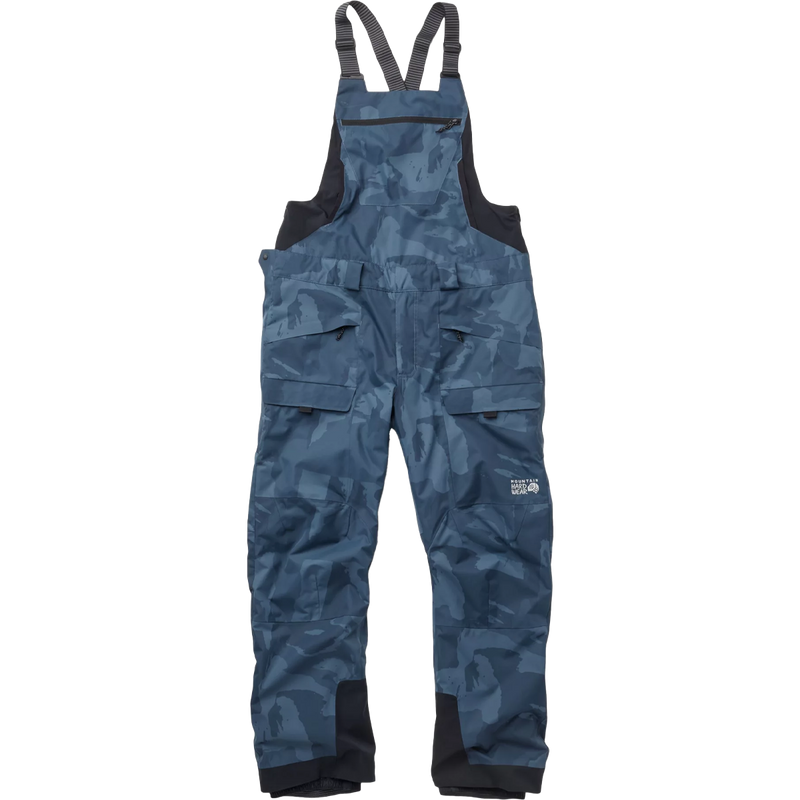 Mountain Hardwear Firefall Bib in Moon Blue Snowdrifts Print