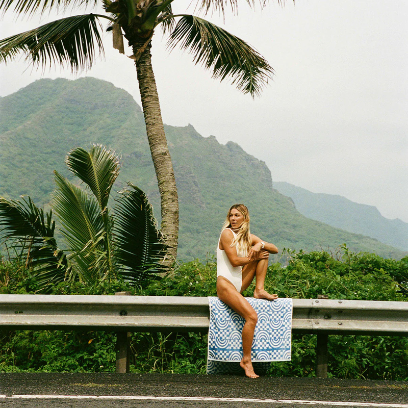 Beach Towel, Slowtide Beach Towel lifestyle image