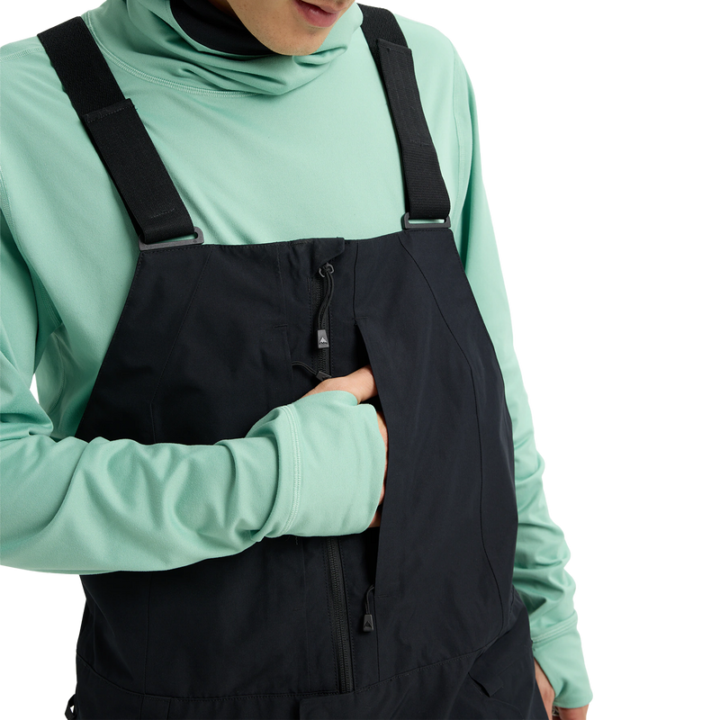 Men's Reserve Gore-Tex 2L Bib, Burton Men's Reserve Gore-Tex 2L Bib Chest Pocket